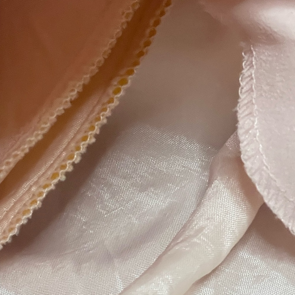 PIERRE CARDIN Paris New York BOUTIQUE SZ 10 Vintage Dress‎ Pink 6 8 VTG Ruffle - Picture 10 of 10